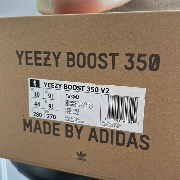 Yeezy boost 350 Citrin - Picture 5 of 5